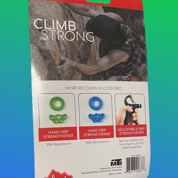 Climb Hand Strengtheners Set, Yellow, New in Package - Picture 4 of 5
